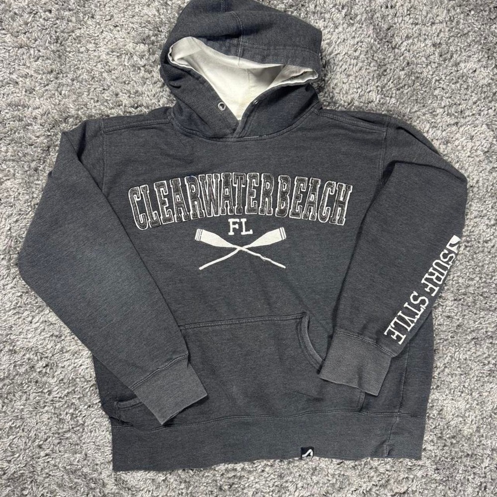 Y2K Surf Style Clearwater Beach Florida Hoodie Size XL